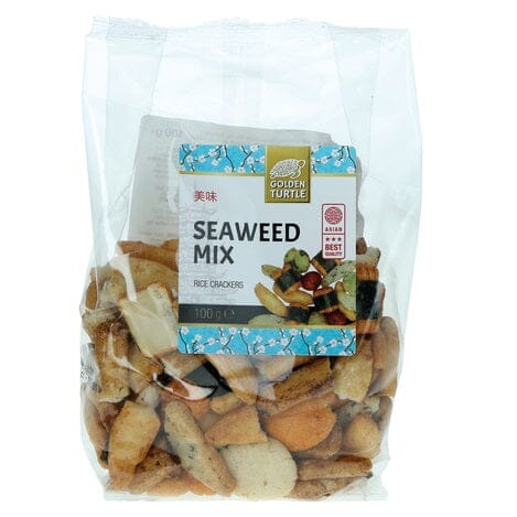 MHD: 23.01.2025 - GOLDEN TURTLE Seetang Reiscrackermix 100 g