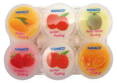 MHD:07.05.2025 NANACO Puddingmix aus 5 Sorten Litschi Mango Honigmelone 480 g