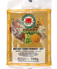 MHD:31.12.2024 NGR Currypulver scharf Madras 100 g