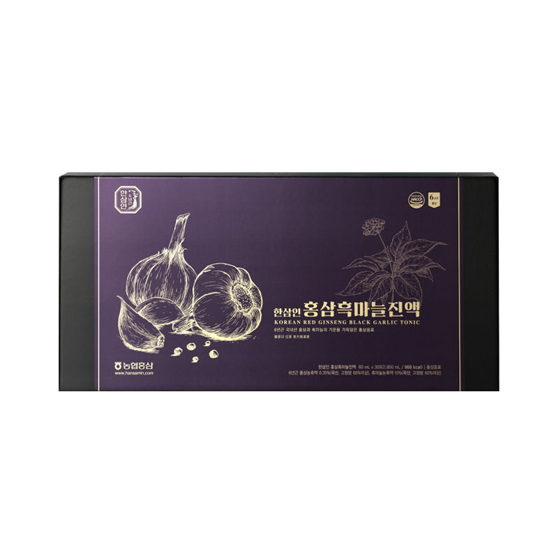NONGHYUP Hansamin Hongsam with Black Garlic 30 x 60 ml