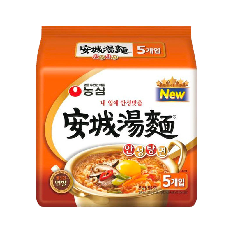 NONGSHIM Ansungtangmyun Instant-Ramen 5 × 125 g
