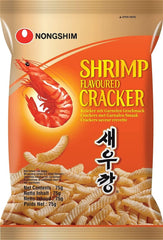 MHD:18.12.2025 Nongshim Shrimp Cracker – Knusprige Krabbencracker - koreanische Knabberei für jeden Tag – 1 x 75 g