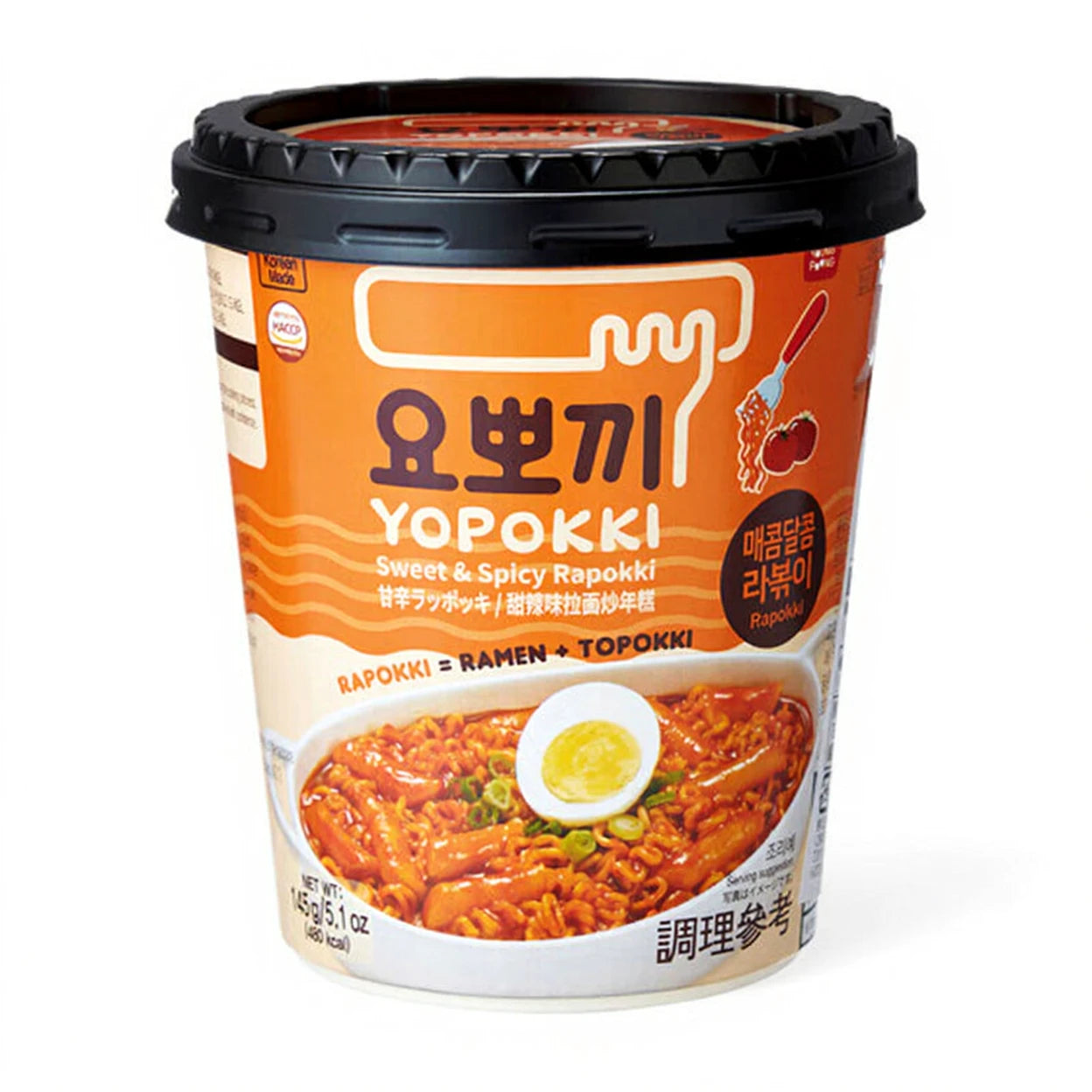 YOUNGPOONG Yopokki Rabokki Süß & Scharf 145 g