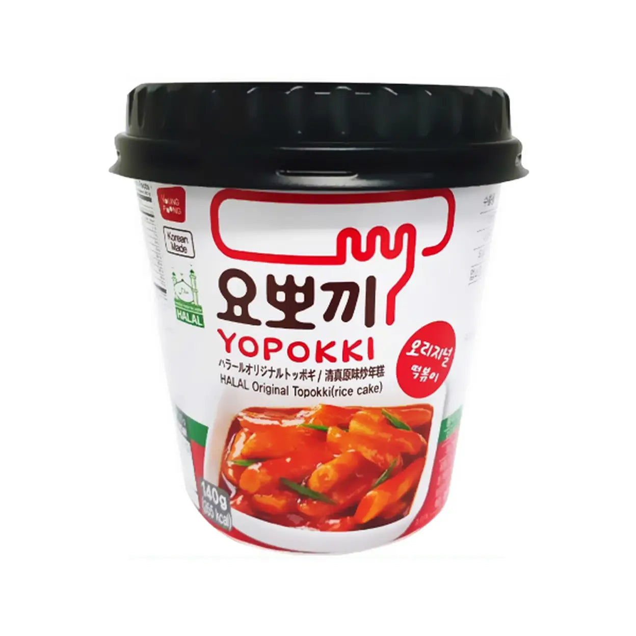 YOUNGPOONG Yopokki Tteokbokki Halal 140 g