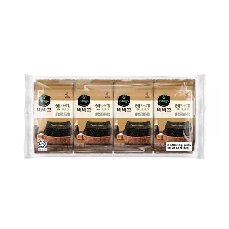 BIBIGO jaeraegim - Getrocknete Seetangblätter - Geschnitten [Bündel]