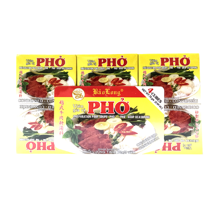 MHD:17.02.2025 BAO LONG Pho Beef Soup Seasoning 4X75g