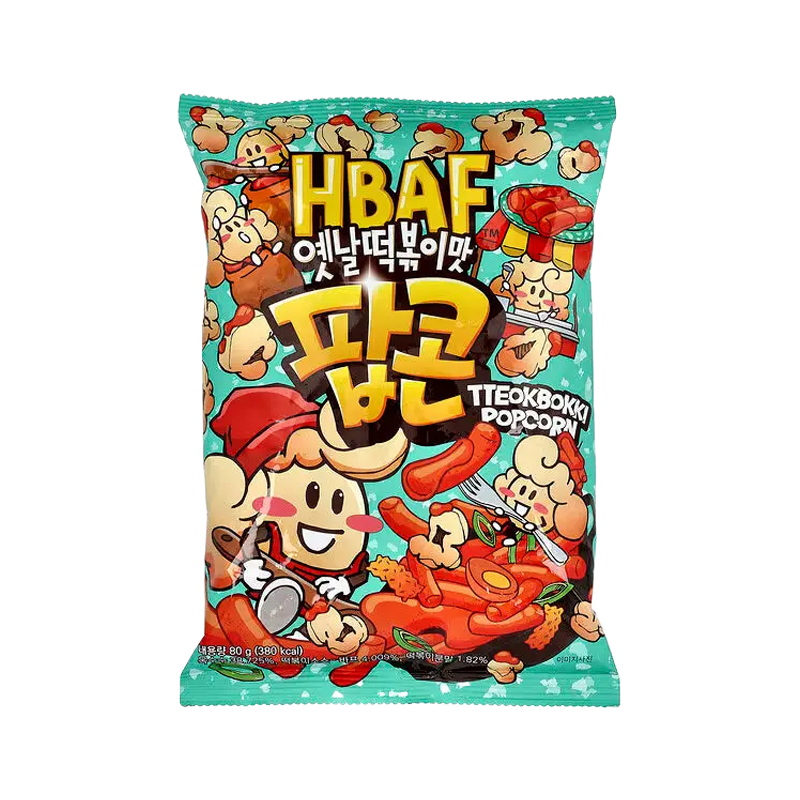 HBAF Topokki-Geschmack Popcorn 80g