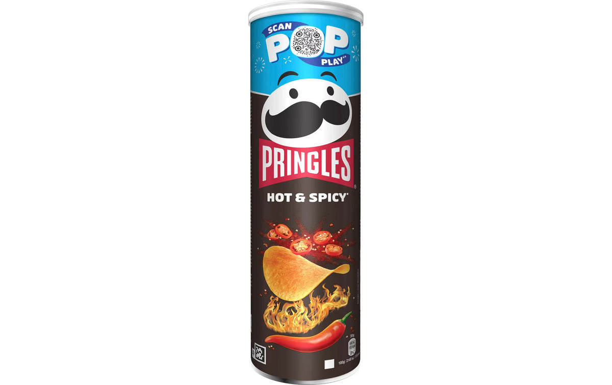 MHD:12.05.2024 Pringles Chips Hot & Spicy 185 g