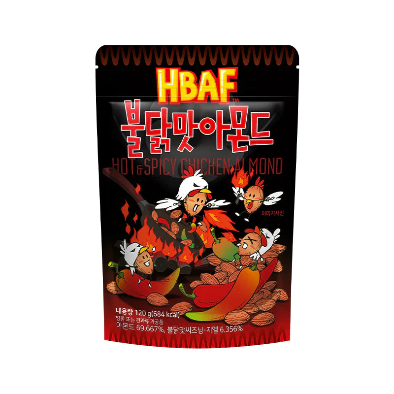 MHD:02.11.2024 HBAF Mandel - Hot & Spicy Hühnchen  190g