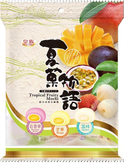 MHD:02.10.2024 Royal Family Tropical Fruity Mochi 120g