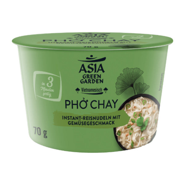 MHD: 25.02.2024 - Asia Green Garden Pho Chat Instant-Reisnudeln mit Gemüsegeschmack 70 g