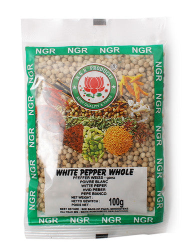 MHD:30.09.2024 NGR White Pepper Whole 100 g