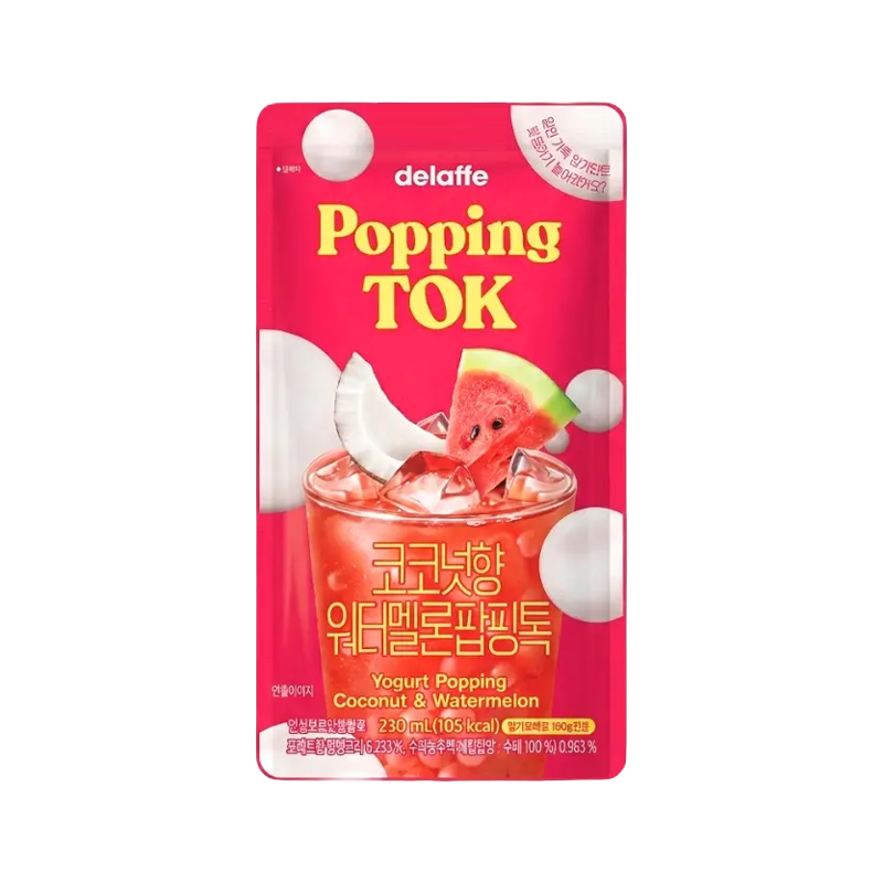 CU DELAFFE Kokos-Wassermelone Popping Tok 230 ml