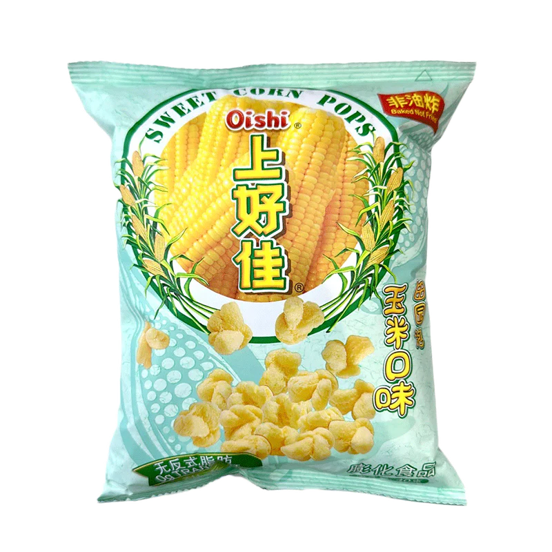 MHD:11.01.2024 Oishi SHJ Sweet Corn Pop Corn 80g
