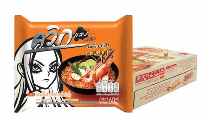 MHD:12.10.2024 WAI WAI QF Instant-Nudeln Tom Yum Shrimp - 30X60 g (1 box)