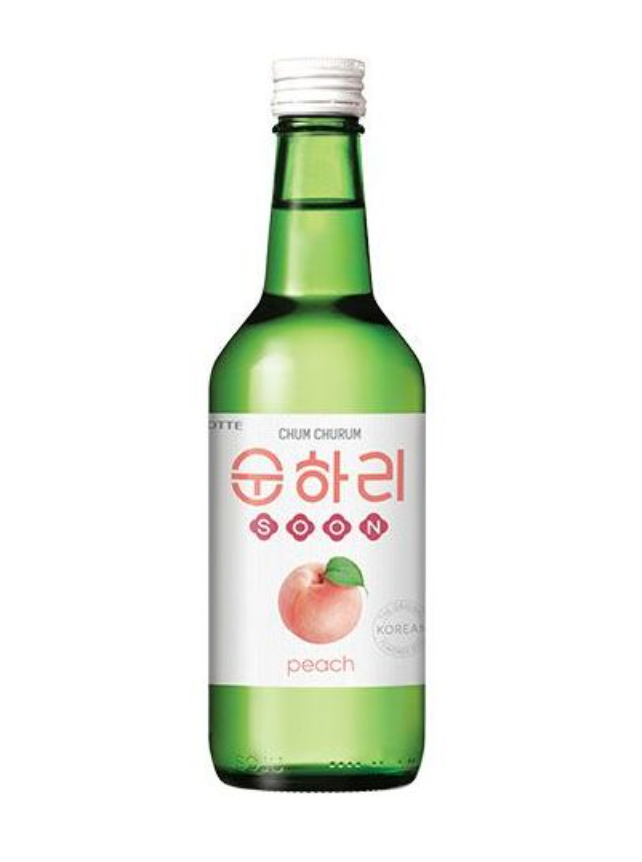 MHD:11.01.2023 Lotte Chum Churum Soju, Pfirsichgeschmack 360 ml