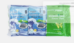MHD:12.05.2023 ASIAN FOOD SERVICE Seaweed Snack, Korean Style Wasabi (4g x 3Packs) 12g