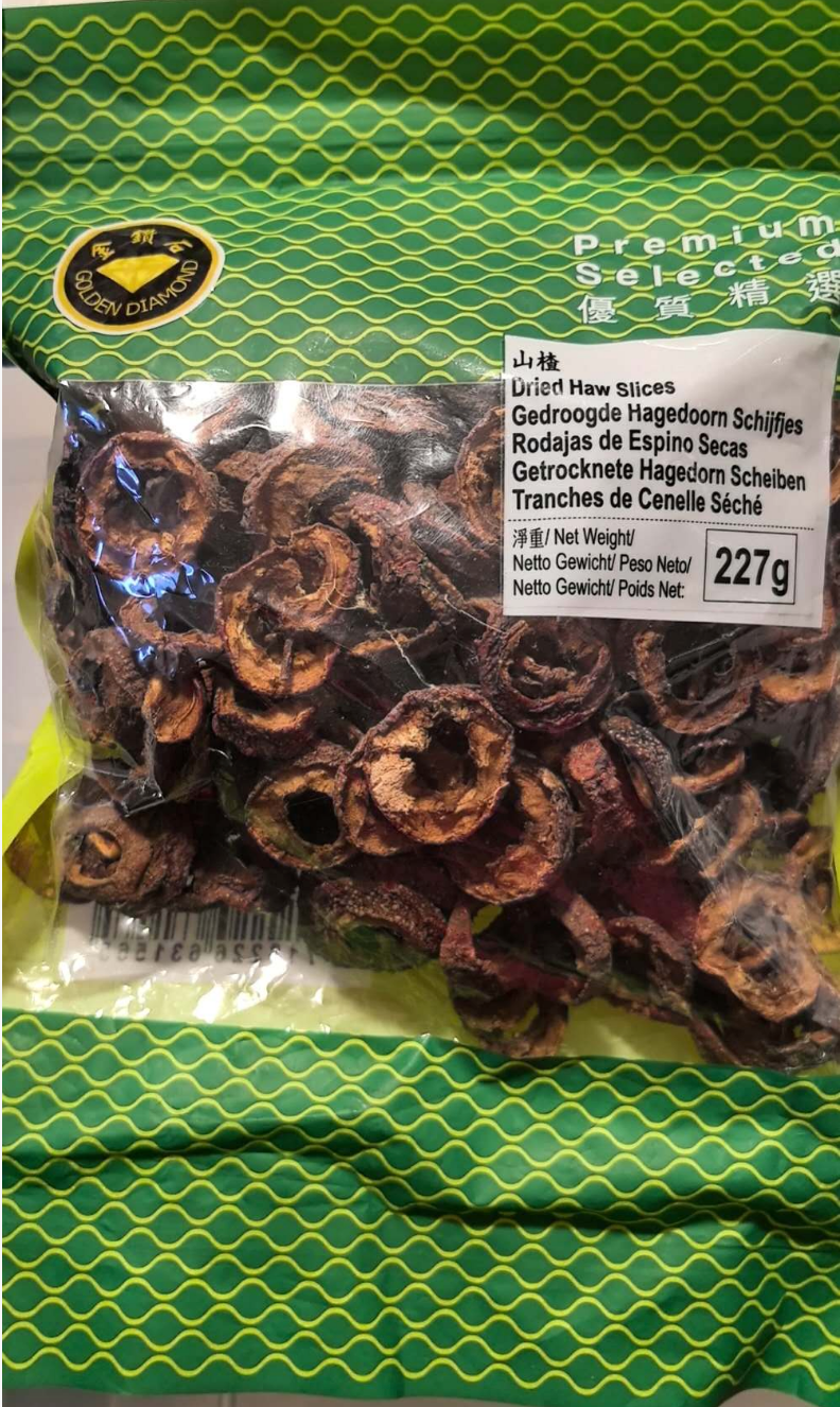 MHD:26.05.2024  Golden Diamond Dried Haw Slices 227g