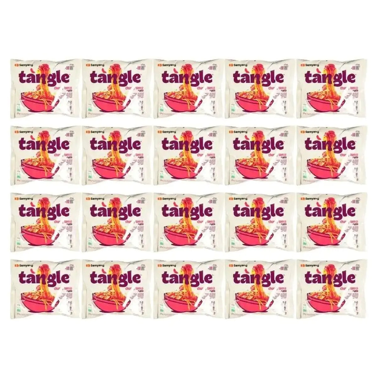 Samyang Tangle Pasta mit stückigen Tomaten 105g x 20