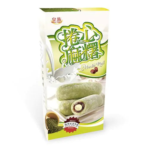 MHD:12.07.2023 Royal Family Gefüllte Mochi - Matcha-Milchcreme mit roten Bohnen (5 Stück), 150g