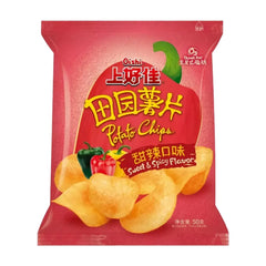 Oishi Farm Kartoffelchips (süß-scharf) 50 g