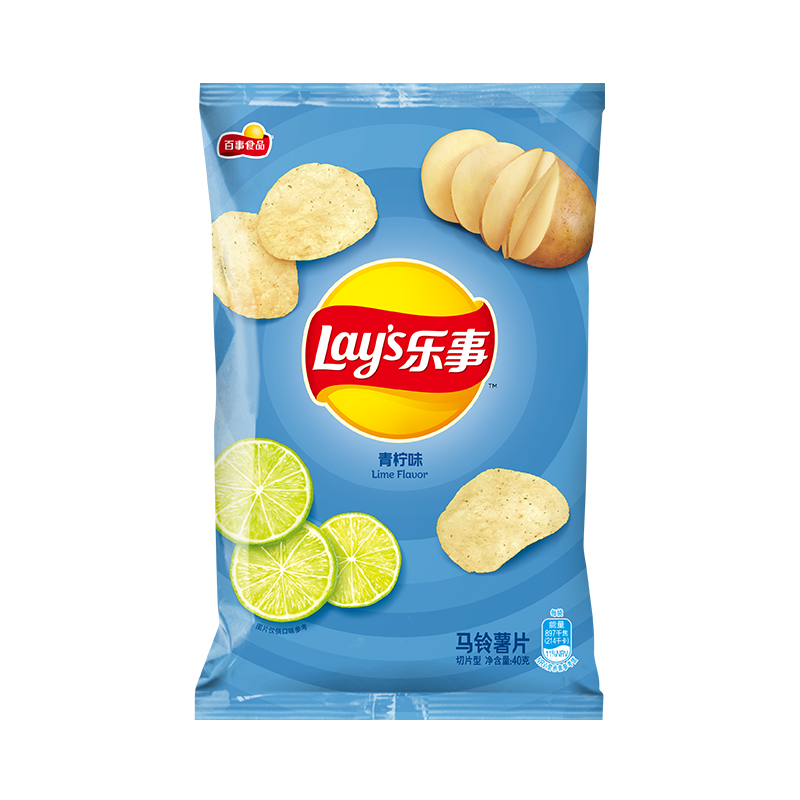 MHD:12.10.2023 LAY'S Kartoffelchips Limetten 40g
