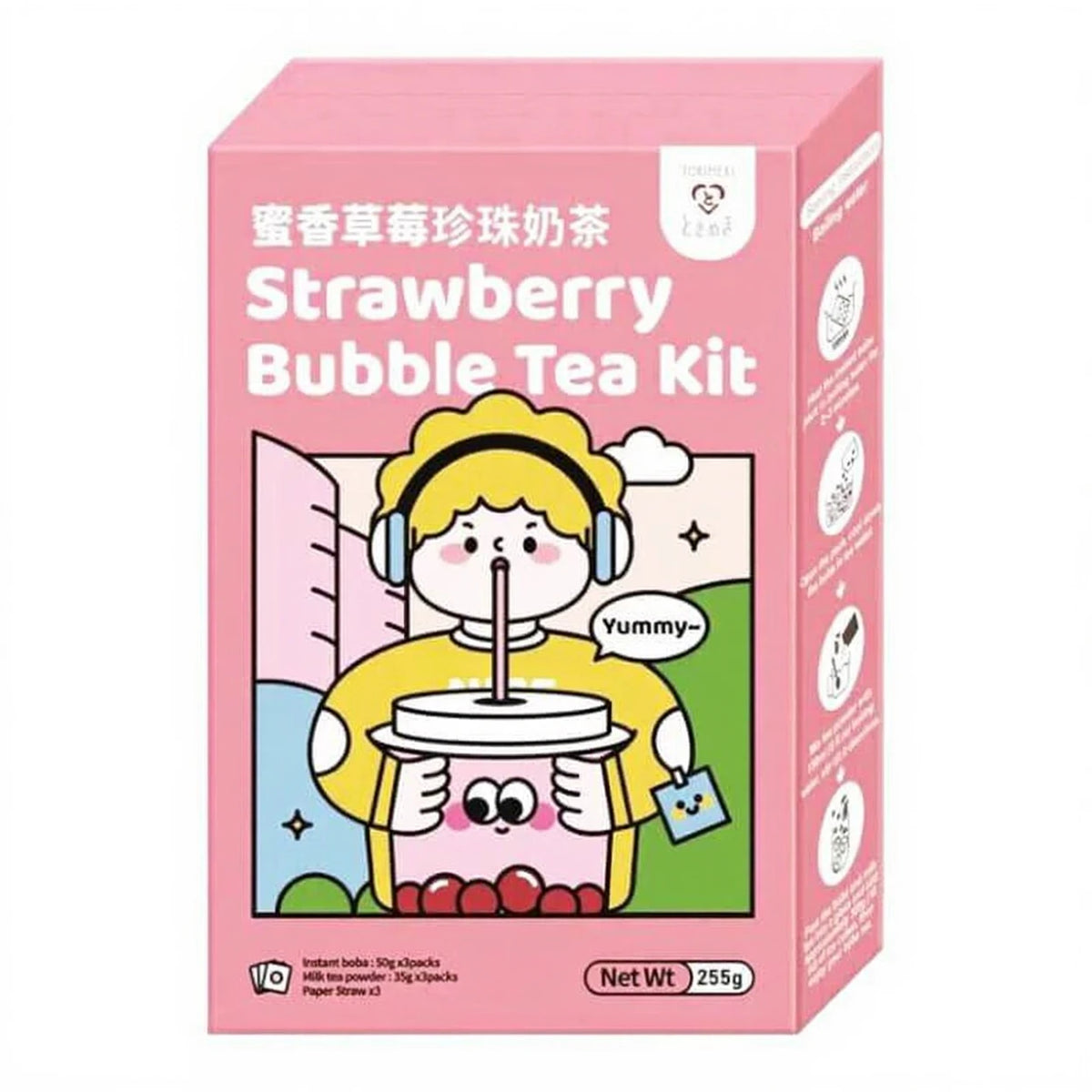 Tokimeki Bubble Tea Kit Erdbeere 255g