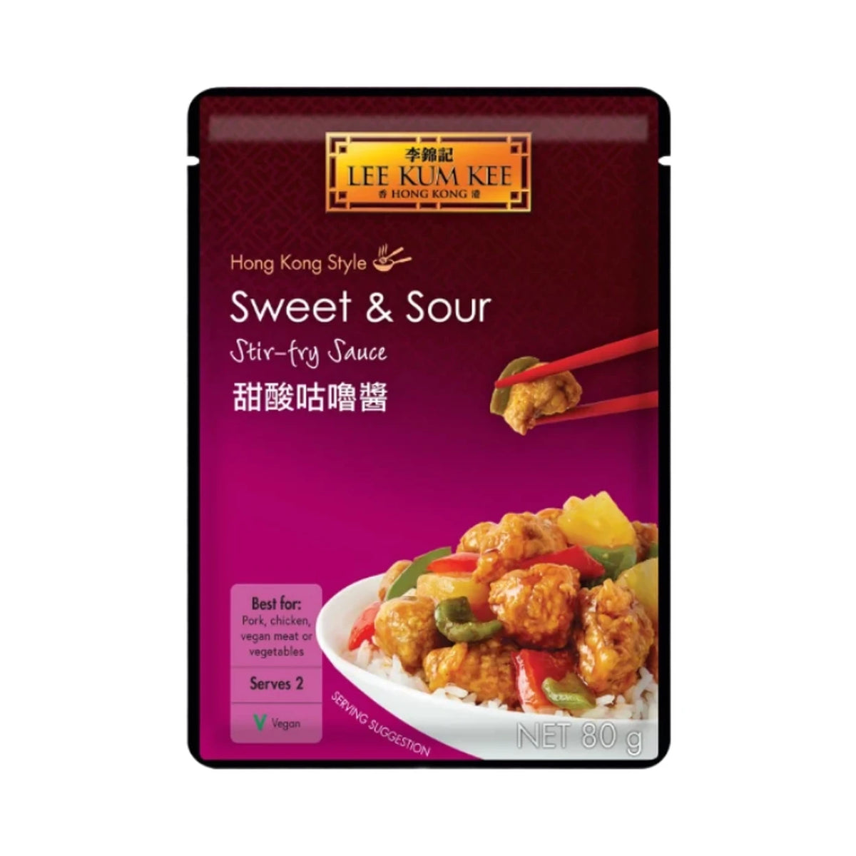 MHD:21.09.2025 LEE KUM KEE Sweet and Sour Sauce 80g