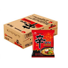 Nongshim Korean Shin Ramyun Instant Nudeln 20X120g 1 Karton (20 Stück)