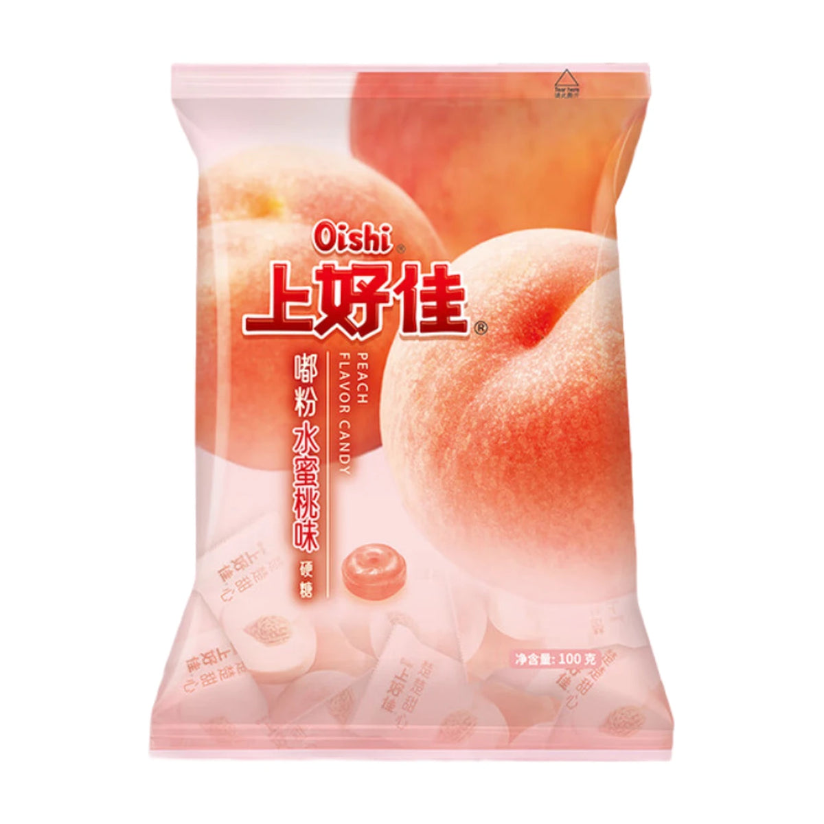 Oishi Hartbonbons (Pfirsich) 100 g