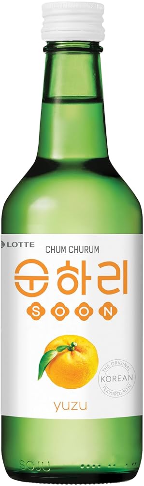 MHD:16.01.2023 LOTTE Soju, Chum Churum Yuzu, 12% vol   360 ml