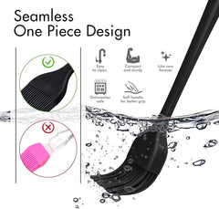 Hitzebeständiger Silikonpinsel für Grill, Backen & Kochen, 2er Set