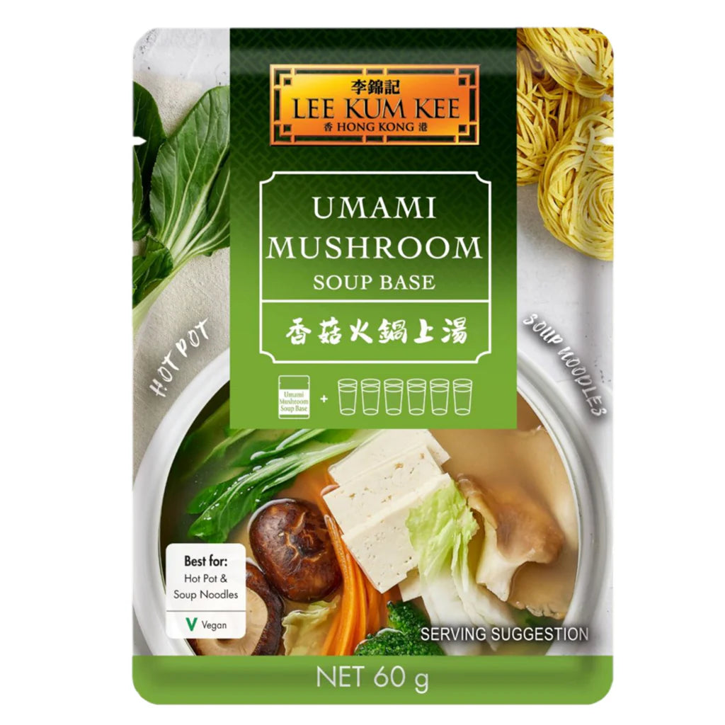 MHD:28.02.2024  LEE KUM KEE Umami Mushroom Soup Base 60g