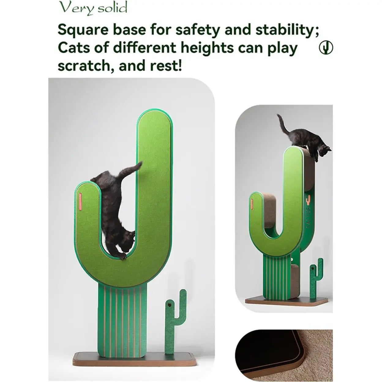 Coneko Großes Kaktus Katzenklettergerüst