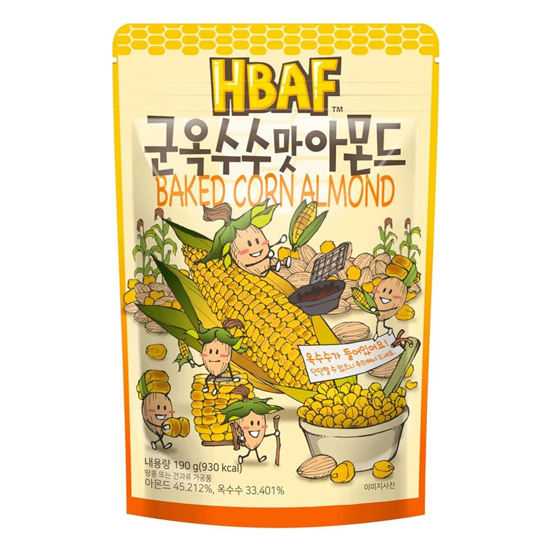 MHD: 28.06.2023 - HBAF Almond Baked Corn 40 g