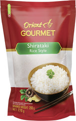 MHD:12.11.2023 Orient Gourmet Shirataki aus Konjak in Reisform 270g