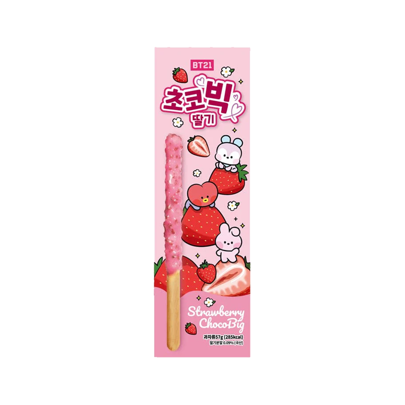 BT21 Choco Big - Erdbeere  57g