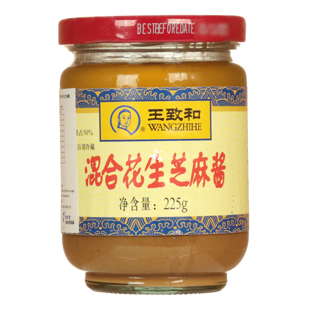 MHD:23.11.2024 Wangzhihe Sesame Paste with Peanut Butter 225g