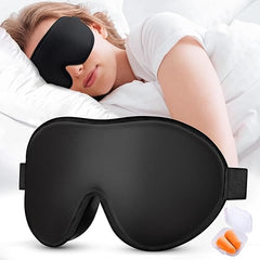 3D-Schlafmaske aus Memory-Schaum mit Ohrstöpseln - 1