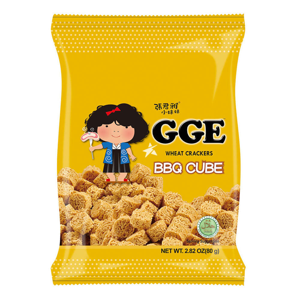 MHD:01.06.2024 Weilih Zhang Junya GGE Weizencracker BBQ-Geschmack, 80 g