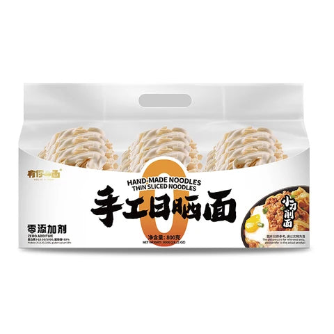 HUI JI Handgemachte Nudeln (Dünn Geschnittene Nudeln) 800 g