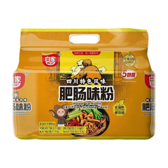 BAIJIA Nudeln Schweinedarm-Geschmack 5er-Pack 540 g