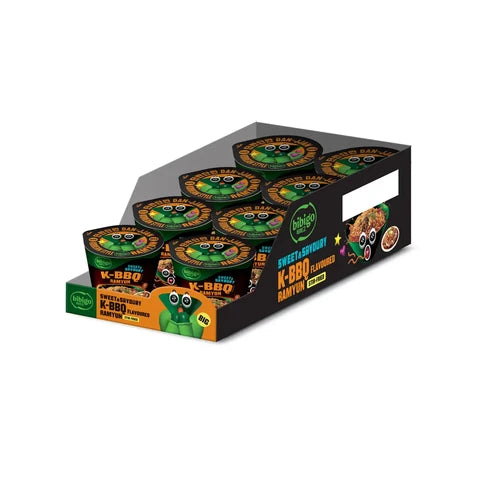 BIBIGO K-BBQ Aromatisierte Ramyun Süß & Herzhaft 8 × 98 g