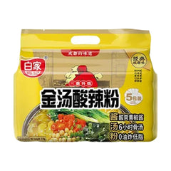 BAIJIA Instant-Glasnudeln saure Suppe 5 × 102 g