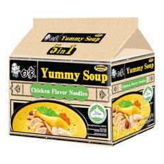BAIXIANG Bai Xiang Leckere Halal Nudelsuppe mit Altem Hahn, 96 g × 5