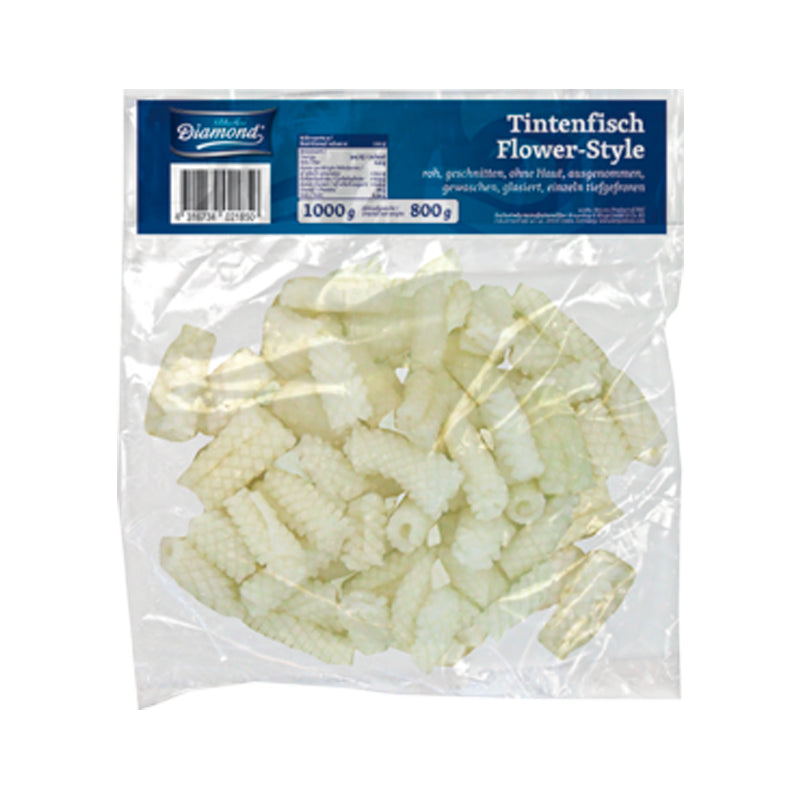 BLUE SEA DIAMON Tintenfisch - Flower cut gereinigt