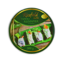 RICEFIELD Tapioka-Reispapier - rund 22 cm