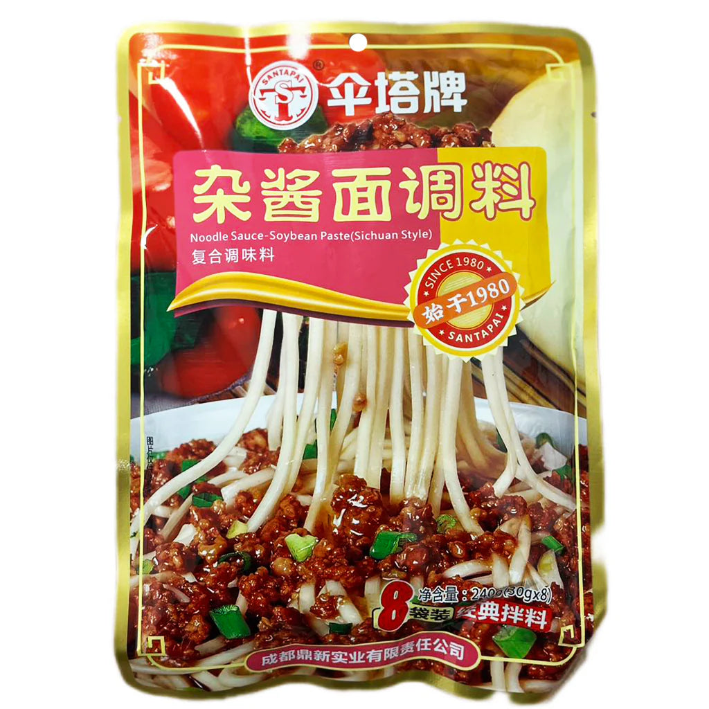 MHD:01.05.2024 Santapai Noodle Sauce Soybean Paste Sichuan Style 240g