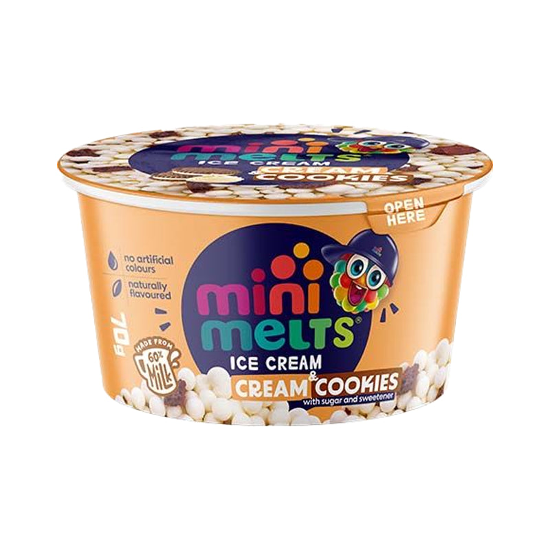 MINI MELTS Eiskügelchen - Creme-Keks