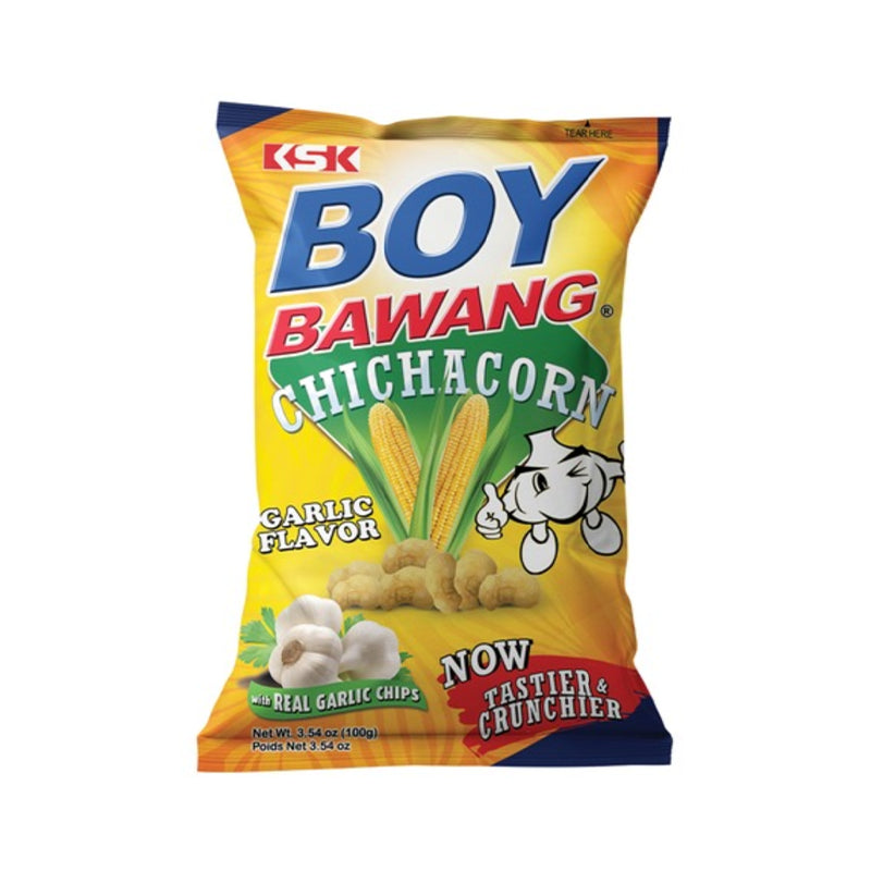 BOY BAWANG Chicha Corn Snack - Knoblauch